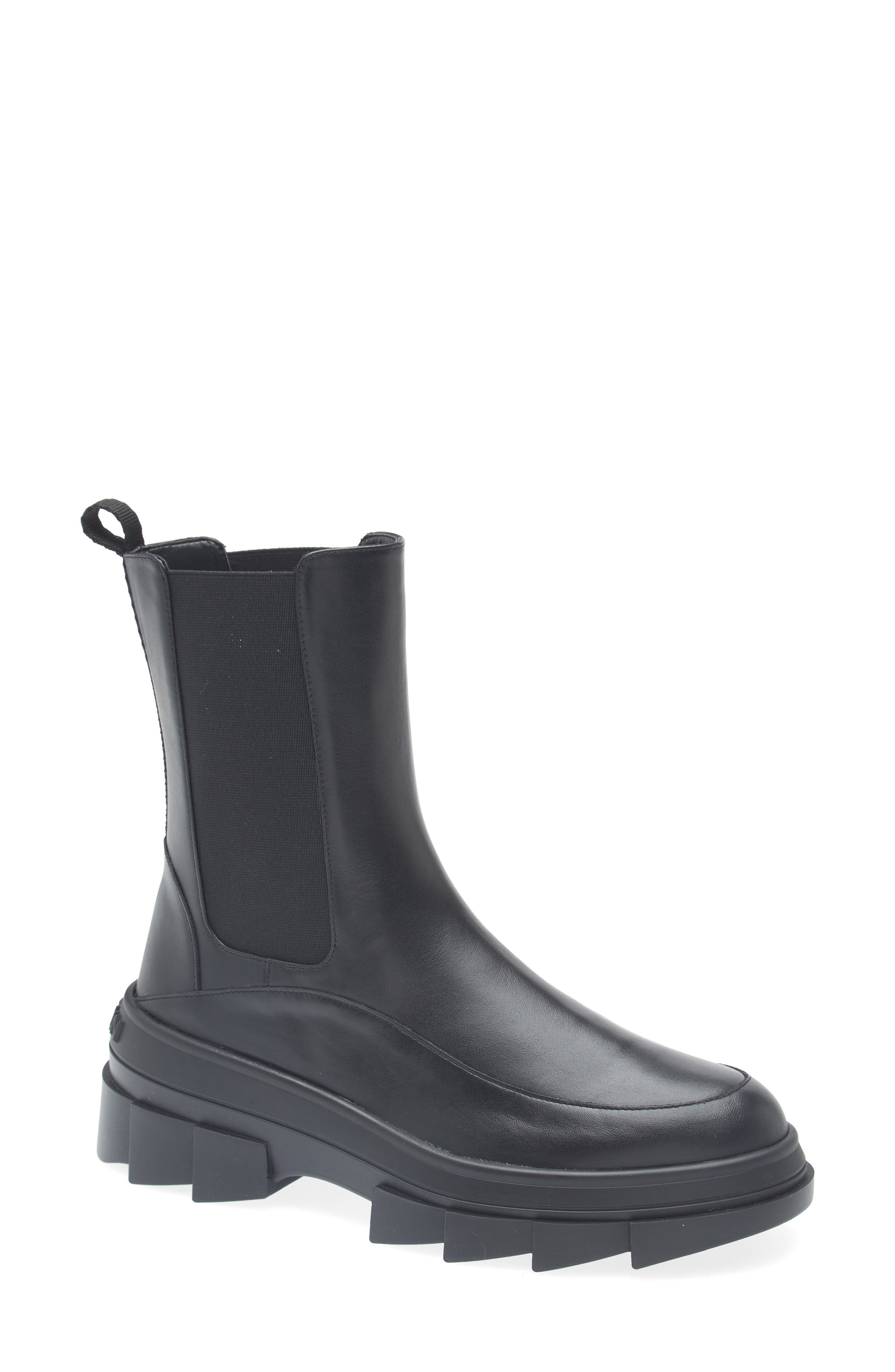 Stuart Weitzman Noho Lug Sole Chelsea Bootie