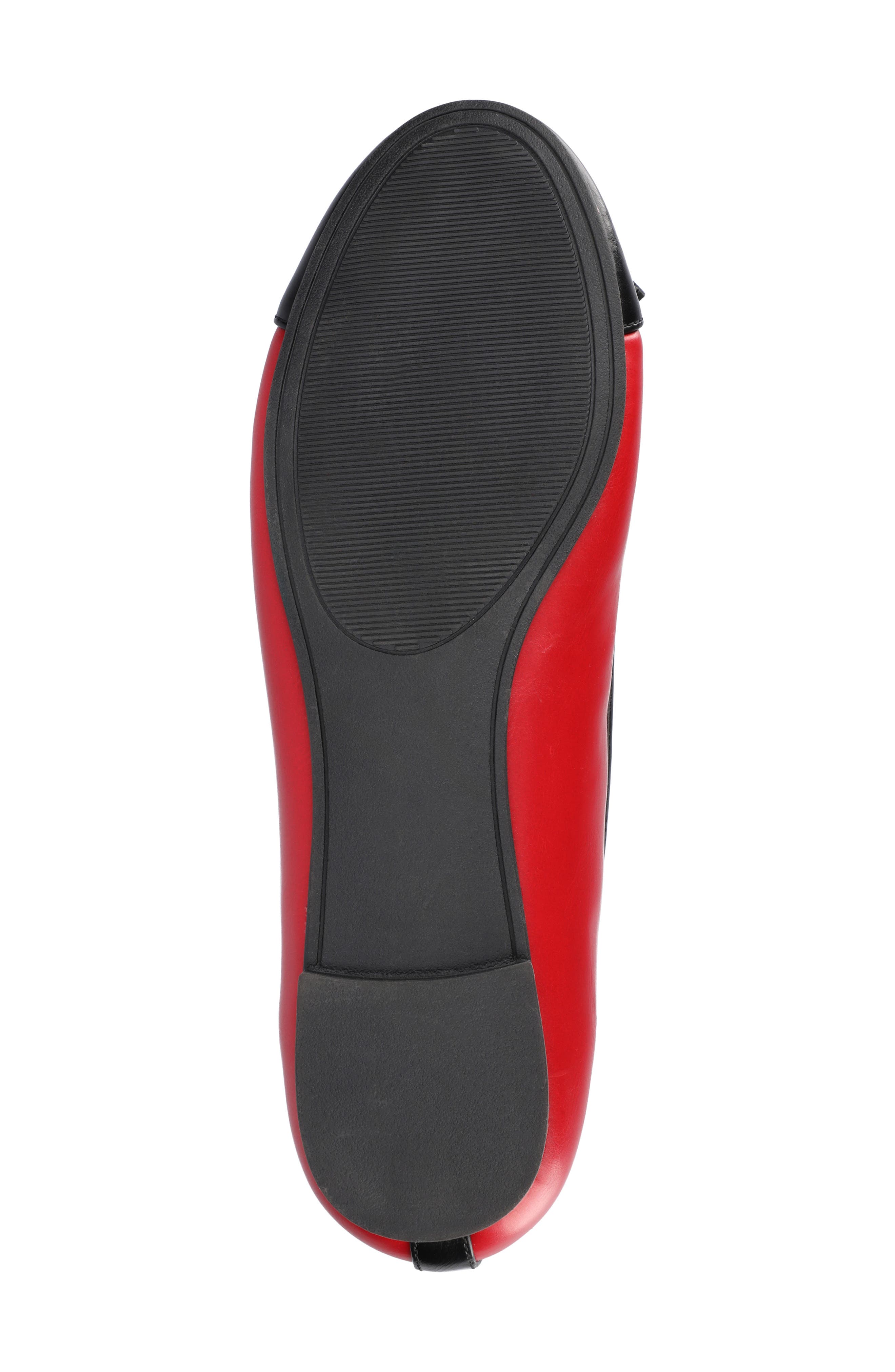 Kaiah Ballet Flat, Alternate, color, RED