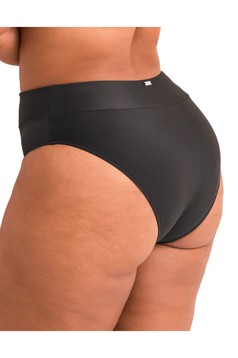 Perry Swimwear High Waisted Bottom, Alternate, color, Black
