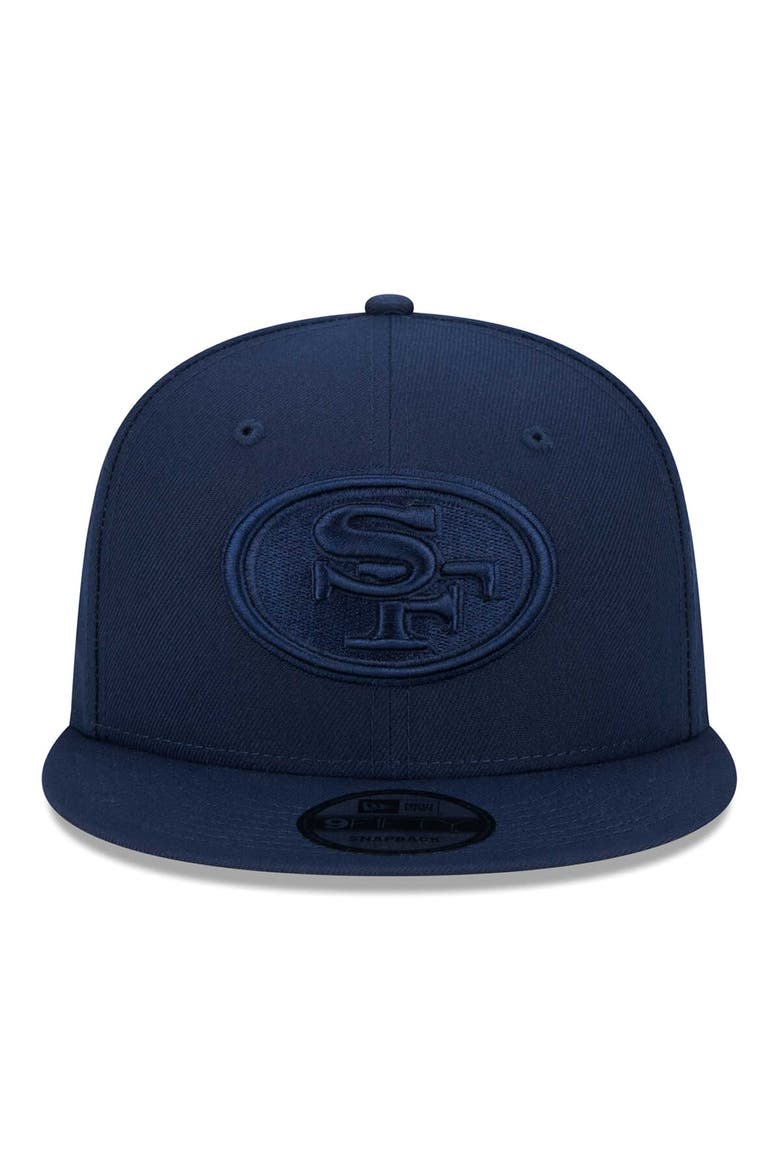 Men's New Era Navy San Francisco 49ers Color Pack 9FIFTY Snapback Hat, Alternate, color, Navy