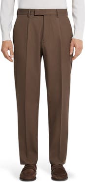 ZEGNA Cotton & Wool Trousers