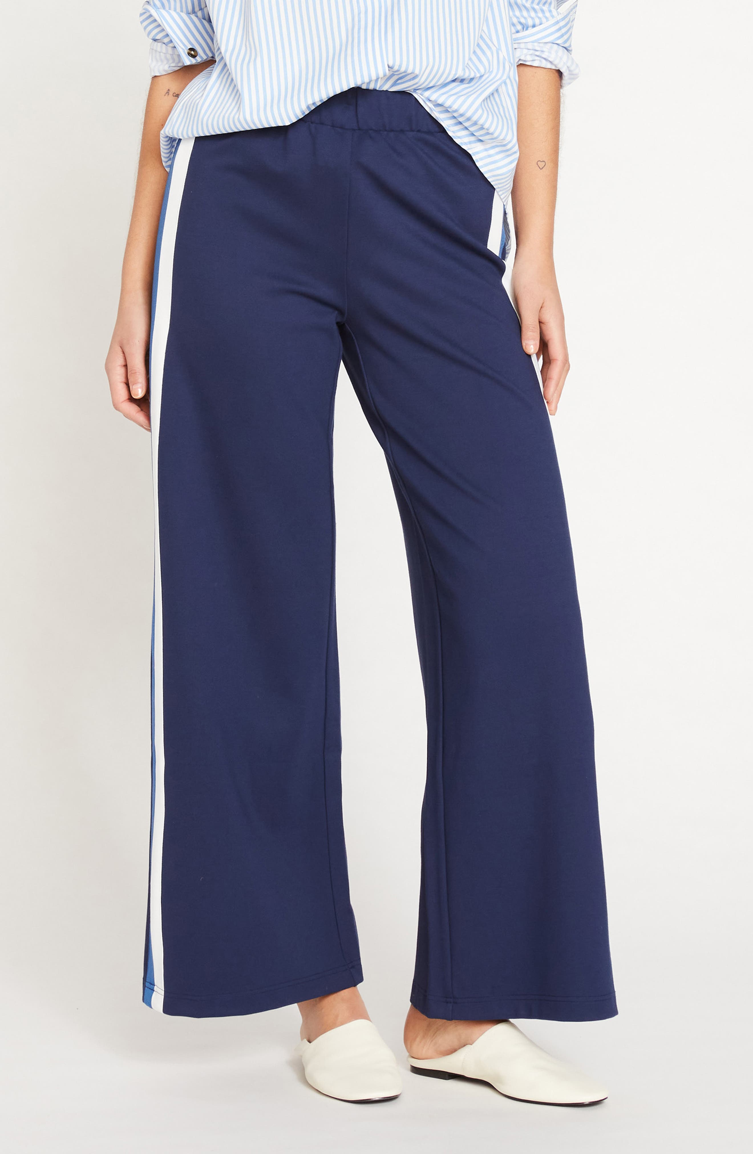 NVY + BLU/WHT STRIPE