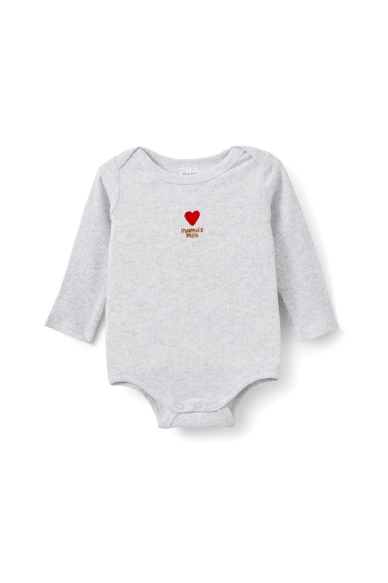 Organic Pointelle Long Sleeve Bubbysuit, Main, color, Snow Marle Mama S Mini