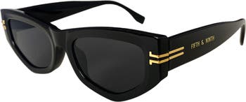 Wren 52mm Polarized Geometric Sunglasses