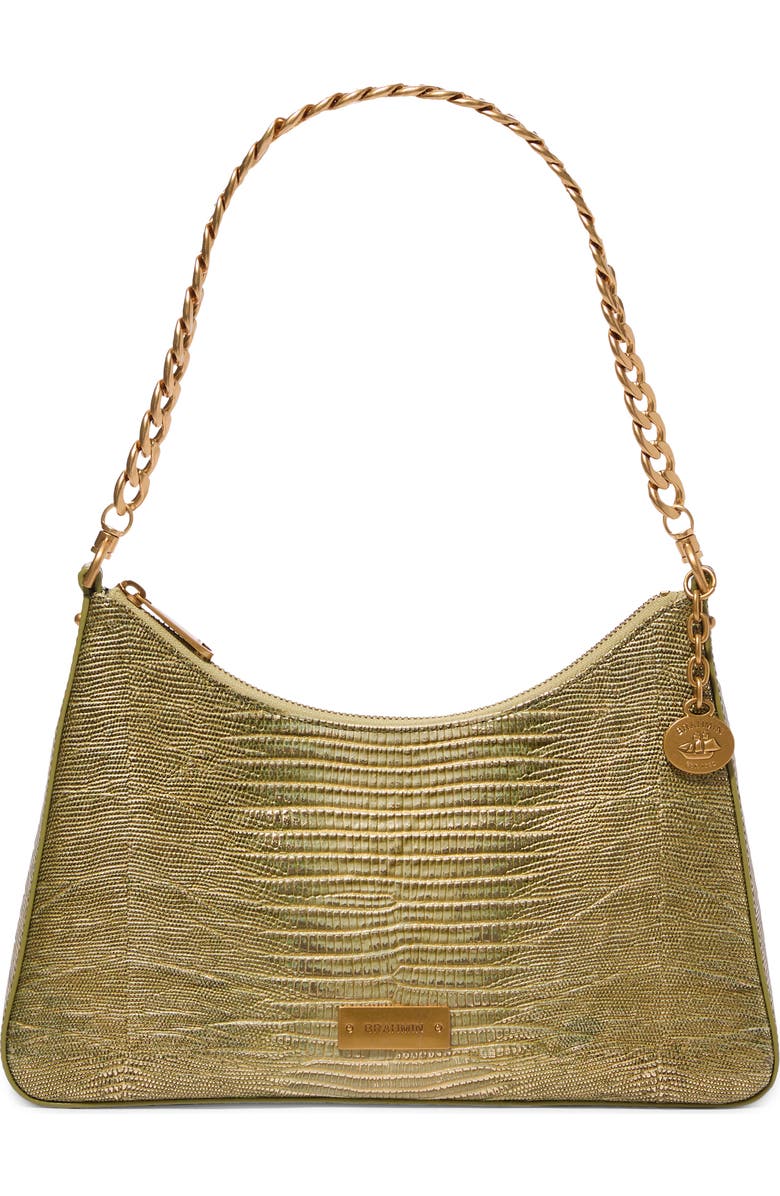 Brahmin Mod Esme Lizard Embossed Leather Shoulder Bag, Main, color,