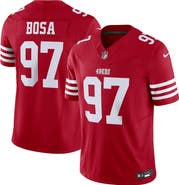 Nike Men's Nike Nick Bosa Scarlet San Francisco 49ers Vapor F.U.S.E. Limited Jersey
