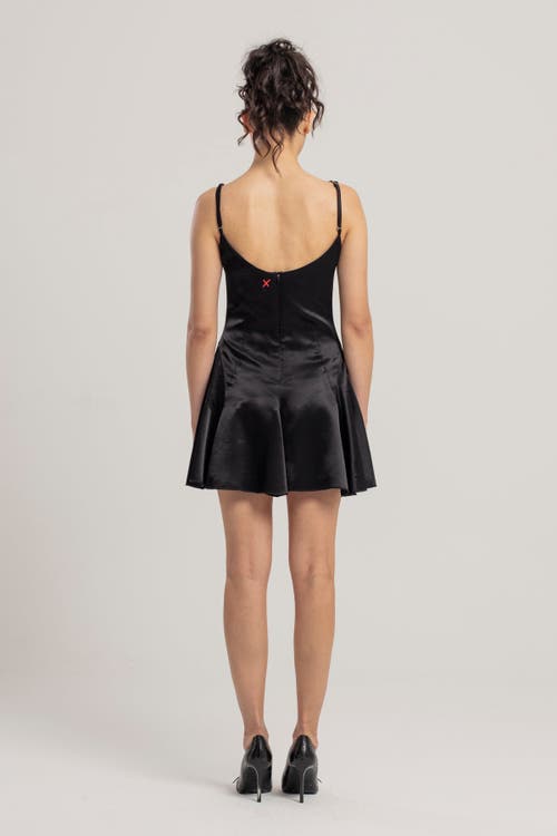 Pcfg Mini Dress In Black