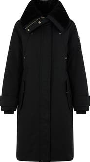Moose Knuckles Original Storm Water Repellent Genuine Shearling Lined 800 Fill Power Down Parka