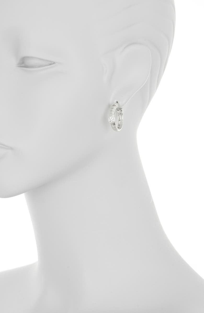 MESHMERISE Diamond Hoop Earrings - 0.12ct., Alternate, color, 