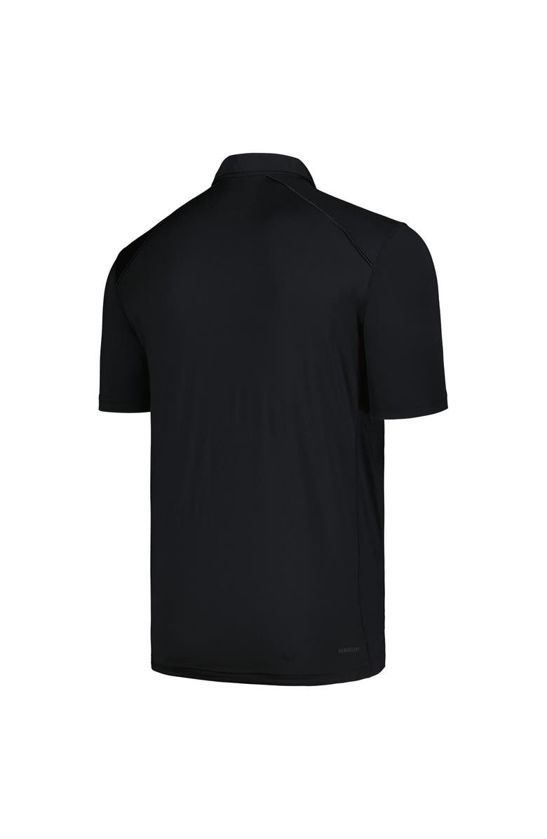 adidas Men's adidas Black Miami Hurricanes Strategy AEROREADY Polo, Alternate, color, Black