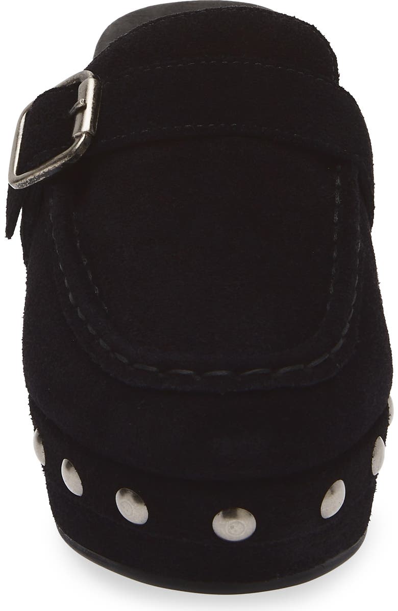 Chocolat Blu Genni Platform Loafer Mule, Alternate, color, Black Suede