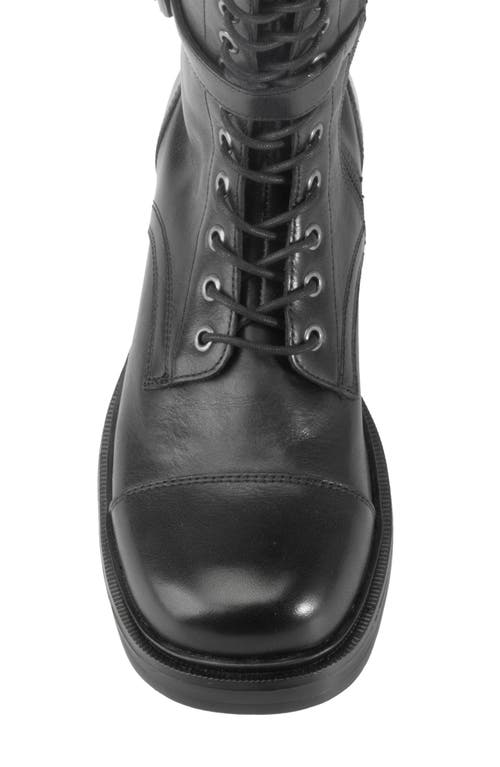 Vagabond Shoemakers Karlie Lace-up Cap Toe Boot In Black