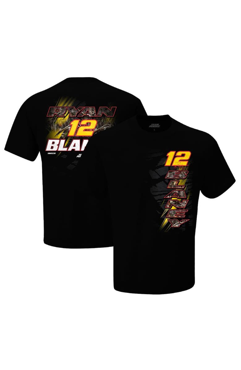 TEAM PENSKE Men's Team Penske  Black Ryan Blaney Menards Camo T-Shirt, Alternate, color, 