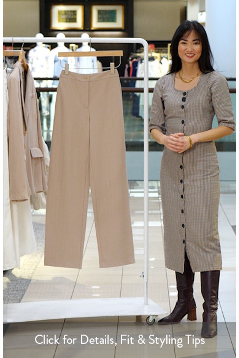 Chevron Stretch Cotton Blend Jersey Pants video