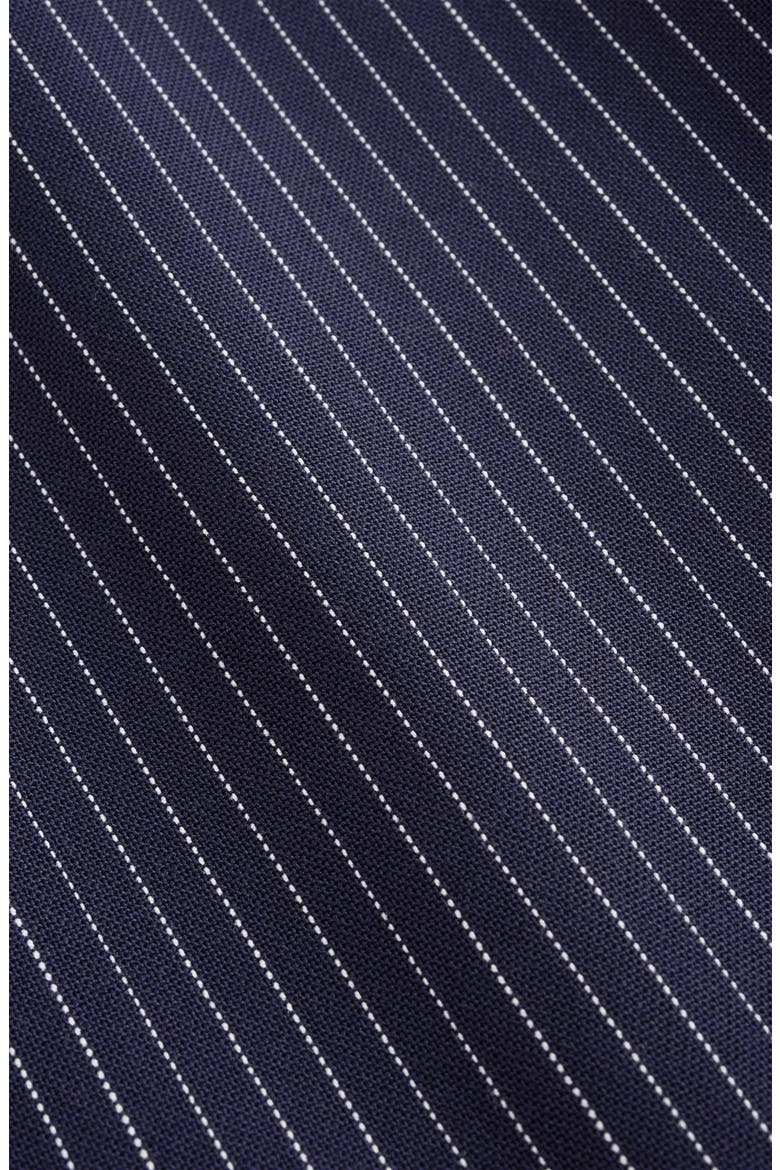 Cameron Pinstripe Wool Suit Jacket, Alternate, color, NAVY STRIPED