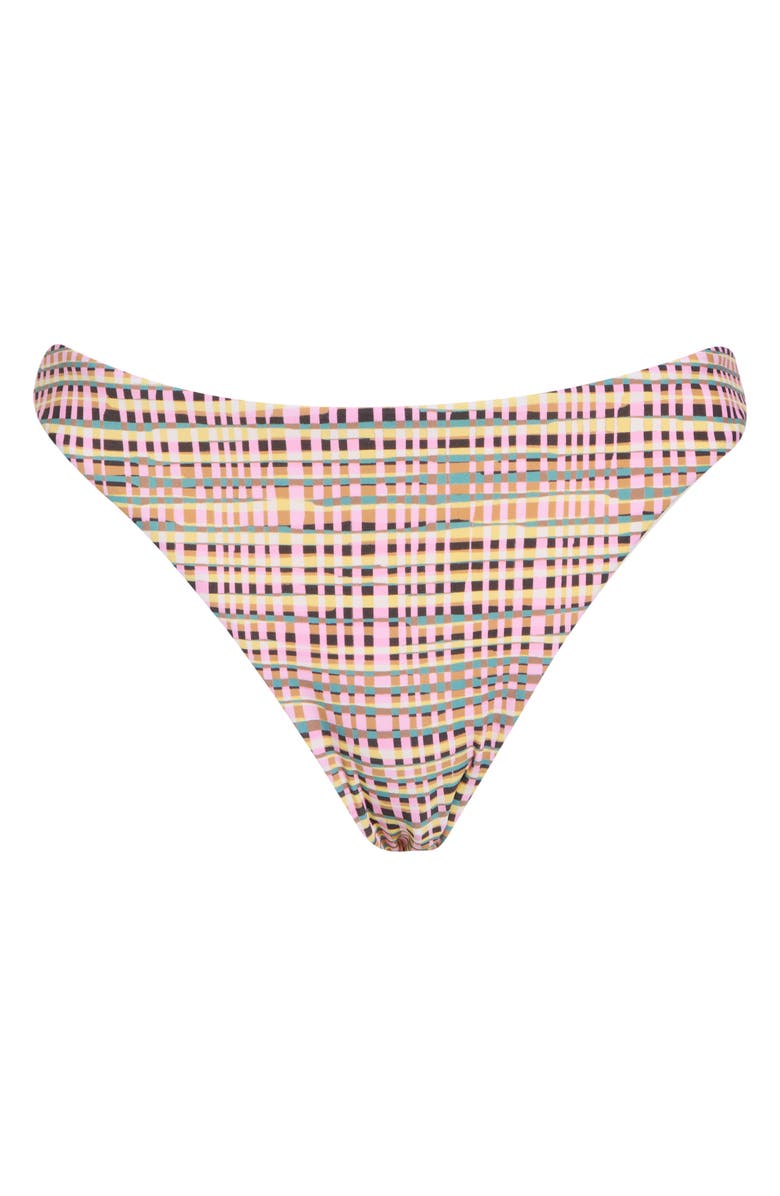 Volcom Crossed Path Bikini Bottoms, Main, color, Pink Multi