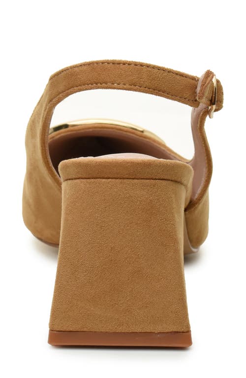 NICOLE MILLER NICOLE MILLER BLOCK HEEL SLINGBACK PUMP