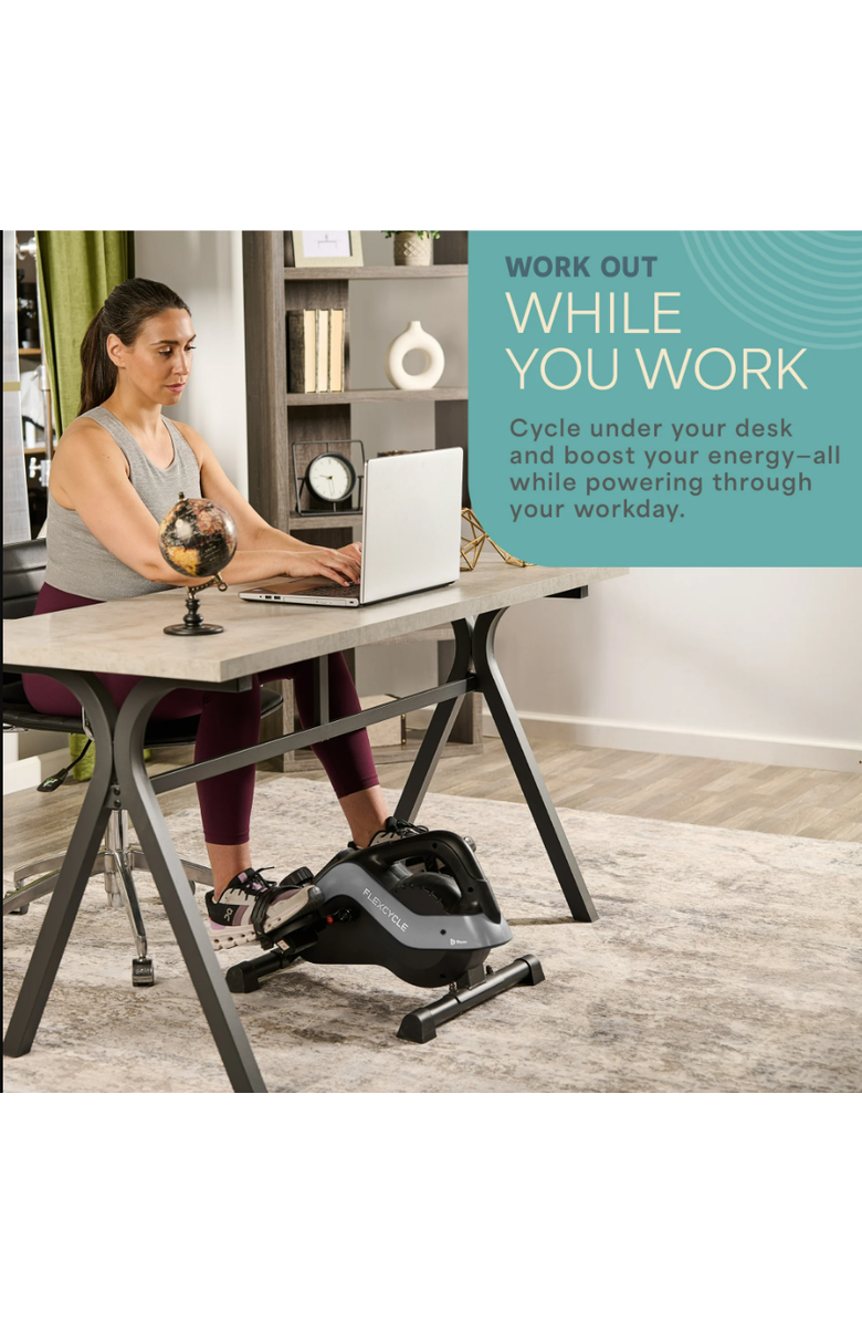 Lifepro Flex Stride Under Desk Bike Pedal Mini Elliptical Exerciser, Alternate, color, Grey