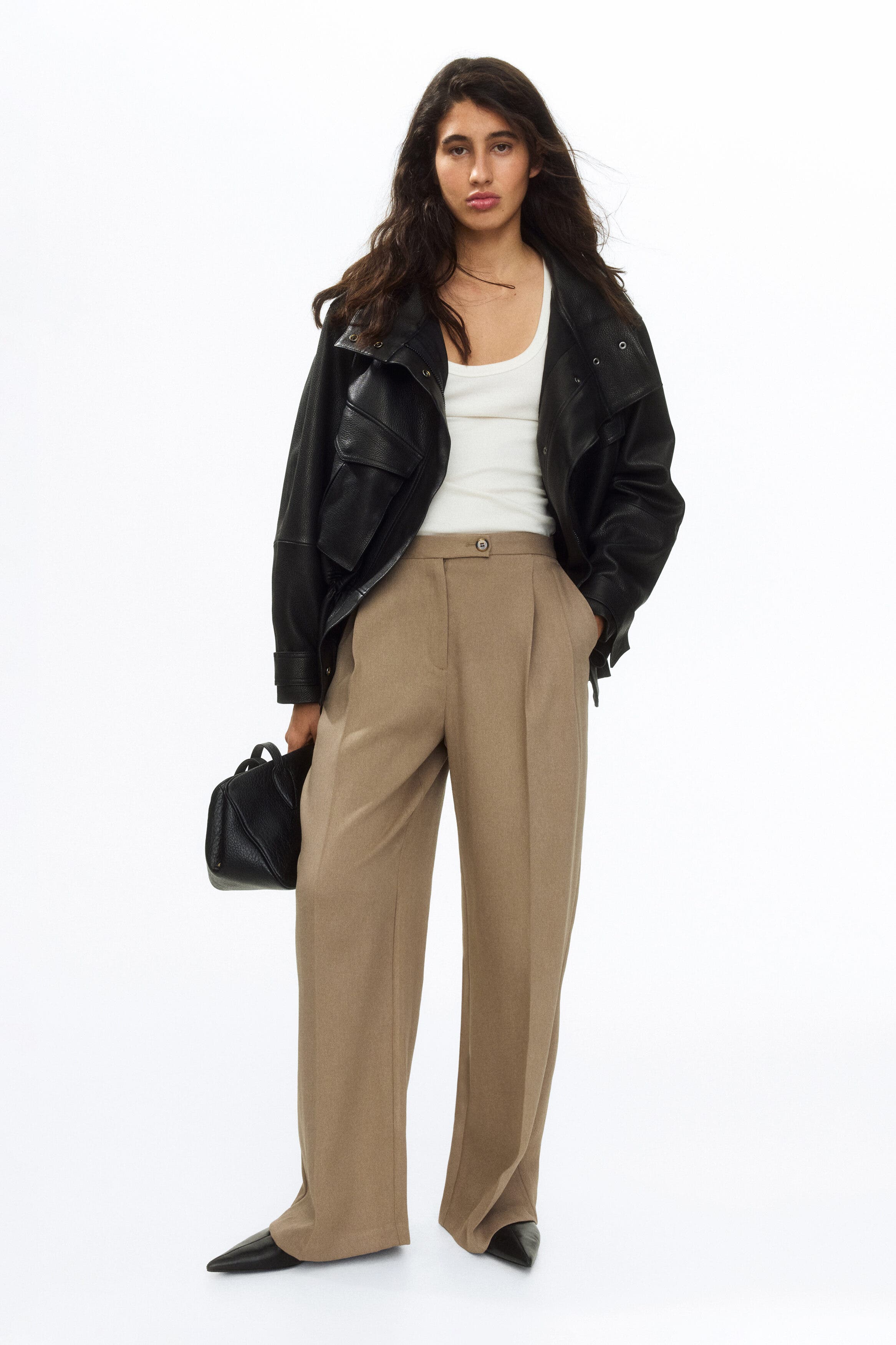Wide-leg dress pants - image 3