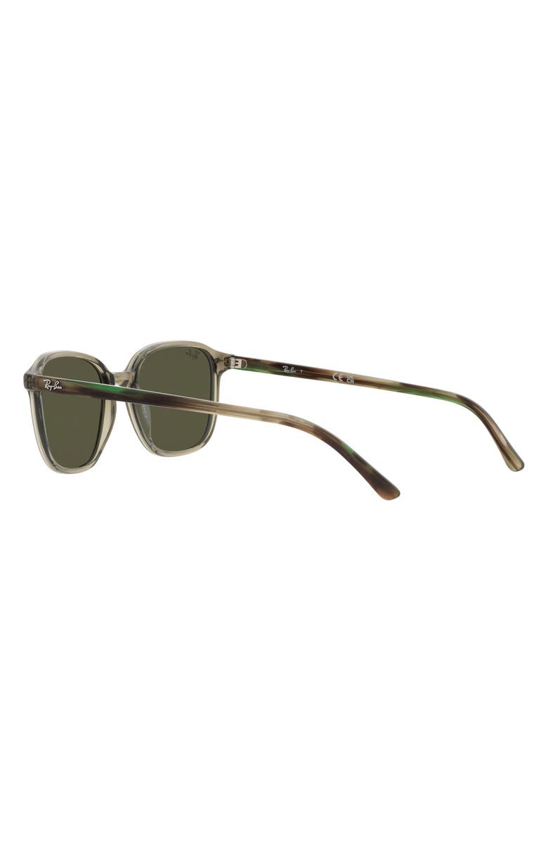 Ray-Ban Leonard 51mm Mirrored Square Sunglasses, Alternate, color, 