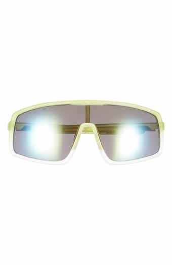Hurley 140mm Wrap Shield Mirrored Polarized Sunglasses