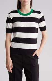 BY DESIGN Juni Stripe Knit Shirt