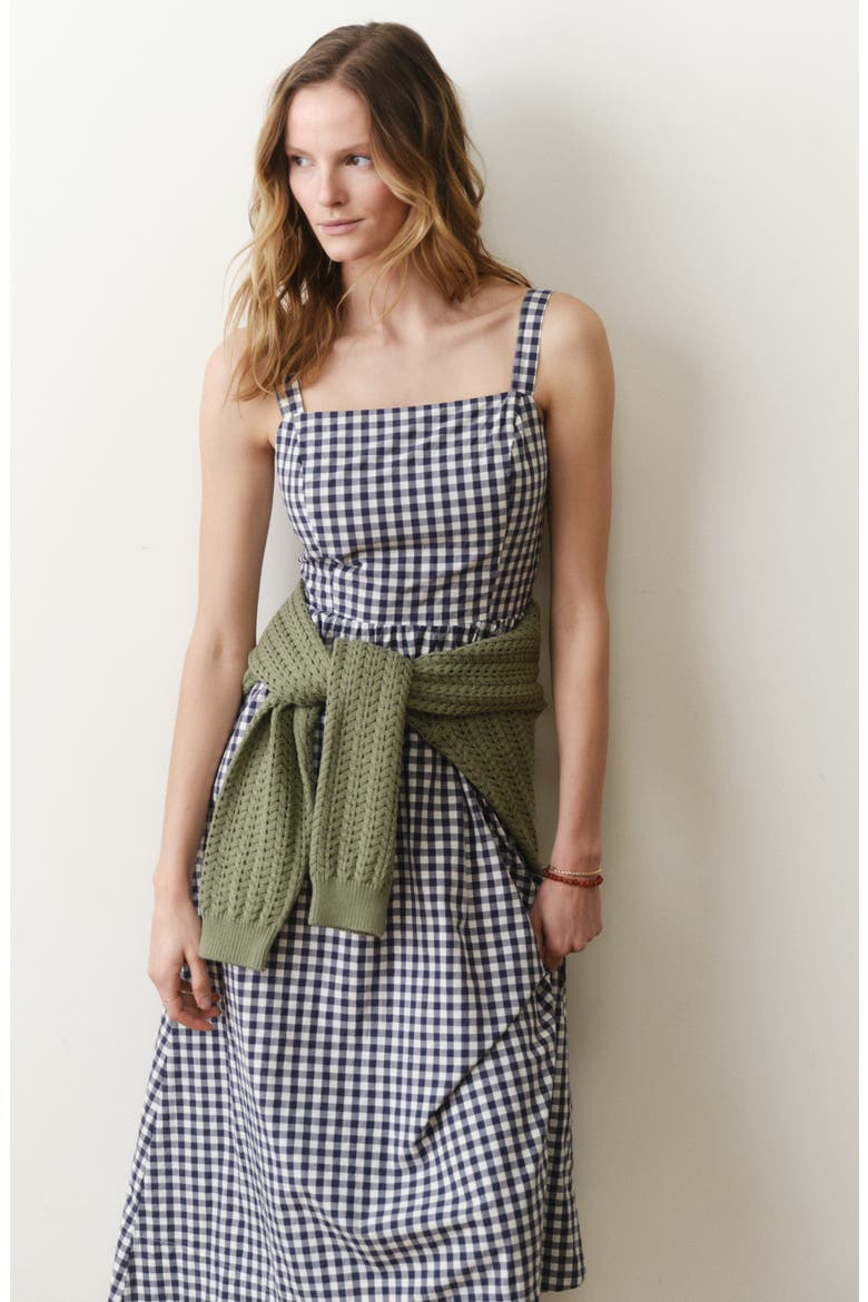 gingham dress cotton on Pink Cotton Gingham Smocked Dress | Women's Dresses