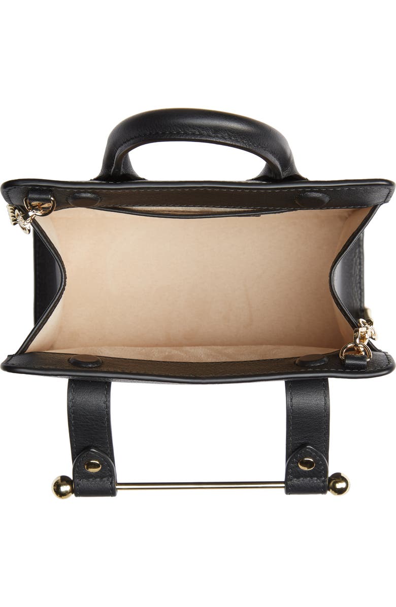 Strathberry Nano Painted Calfskin Leather Tote, Alternate, color,