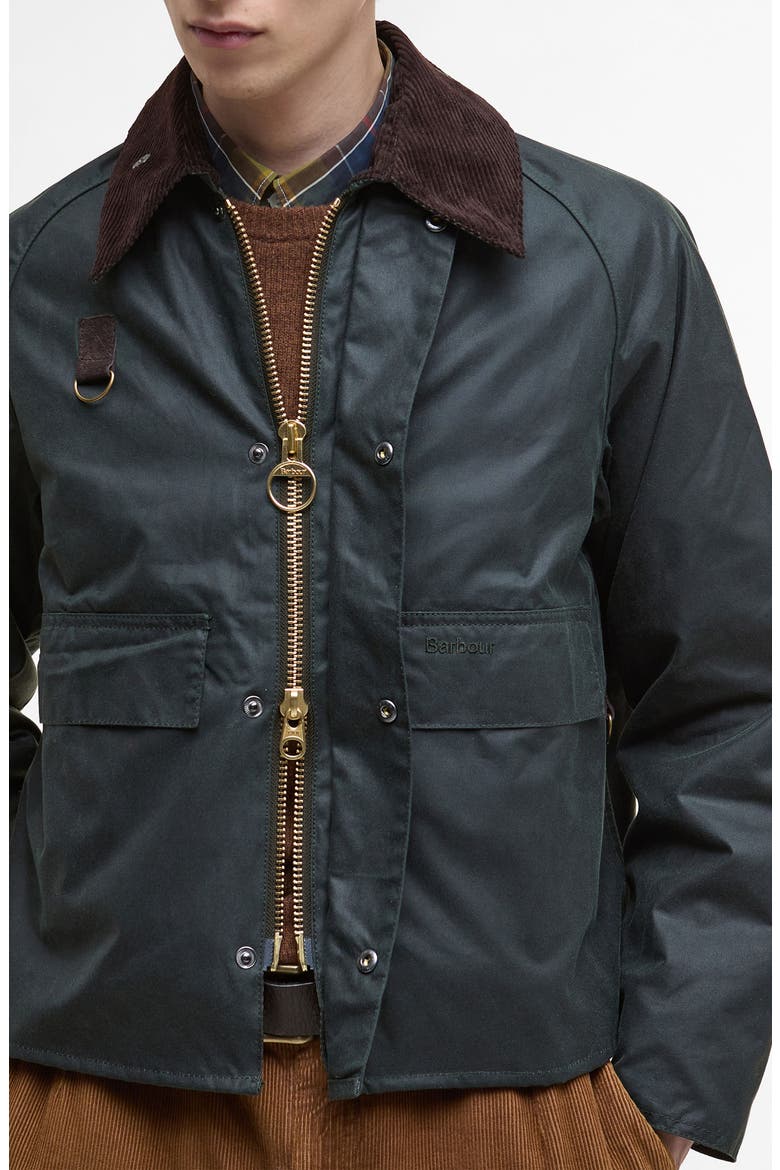 Spey Wax Jacket, Alternate, color, SAGE