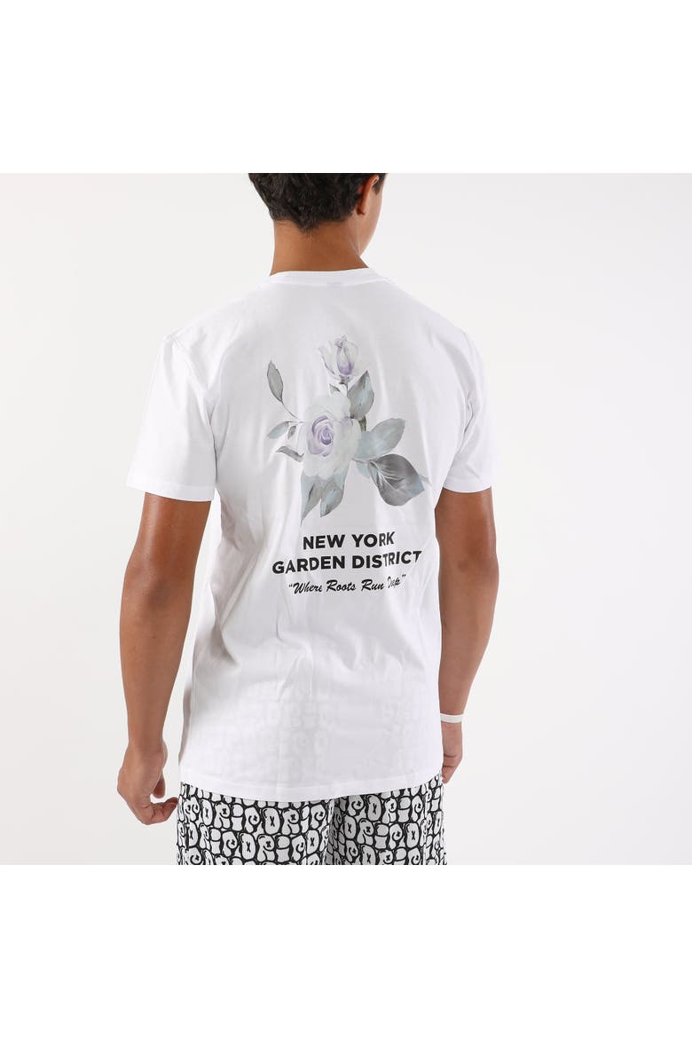 Rose Garden Graphic Tee - Big Kid, Alternate, color, WHITE