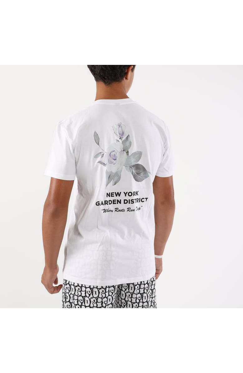 The Drip Shop Rose Garden Graphic Tee - Big Kid, Alternate, color, White