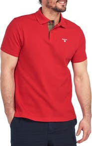 Barbour Regular Fit Tartan Piqué Polo