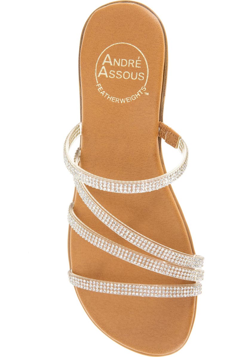 André Assous Nolan Sandal, Alternate, color, Clear/ Crystal