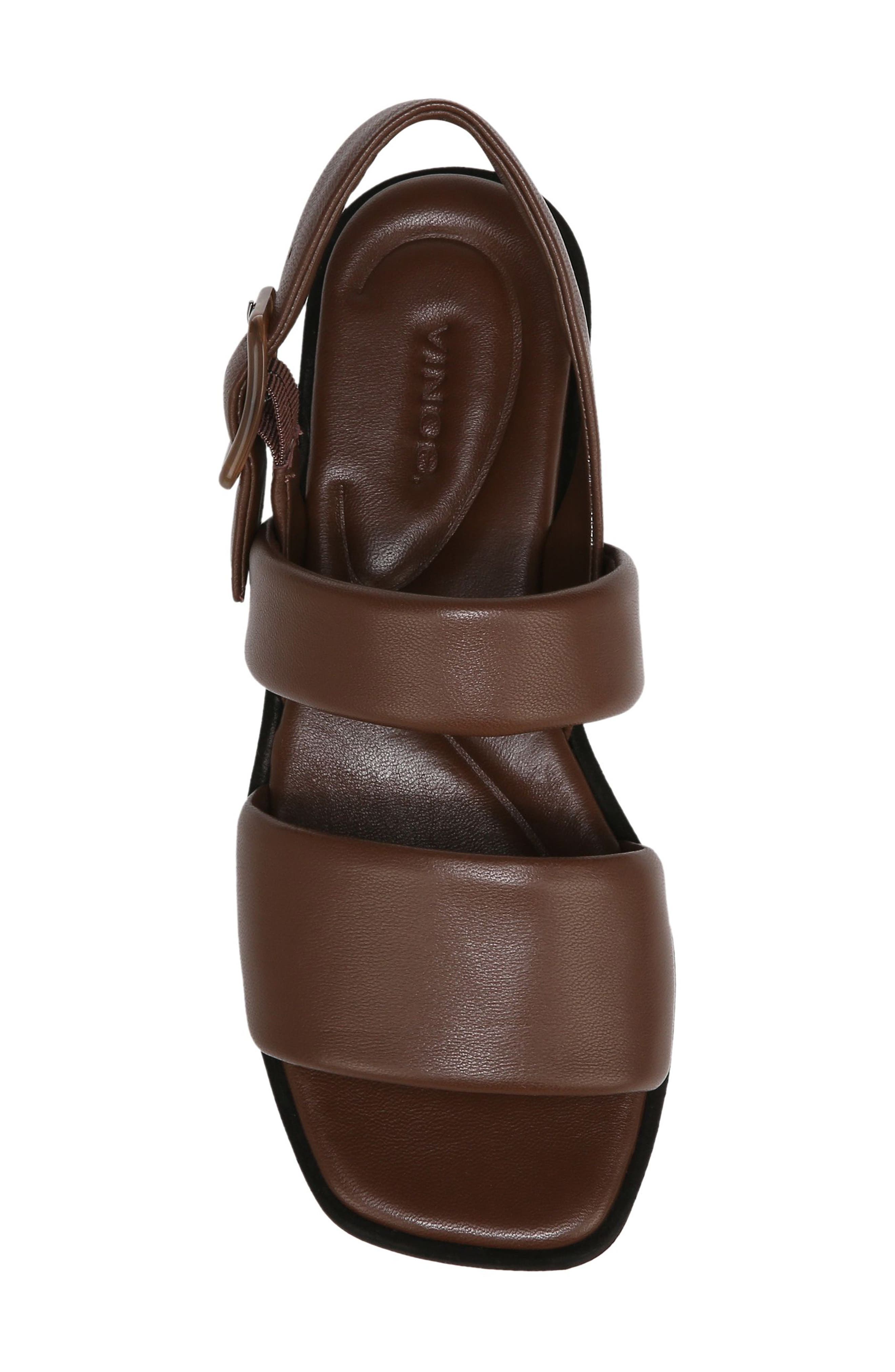 Bowie Lug Sandal, Alternate, color, REDWOOD