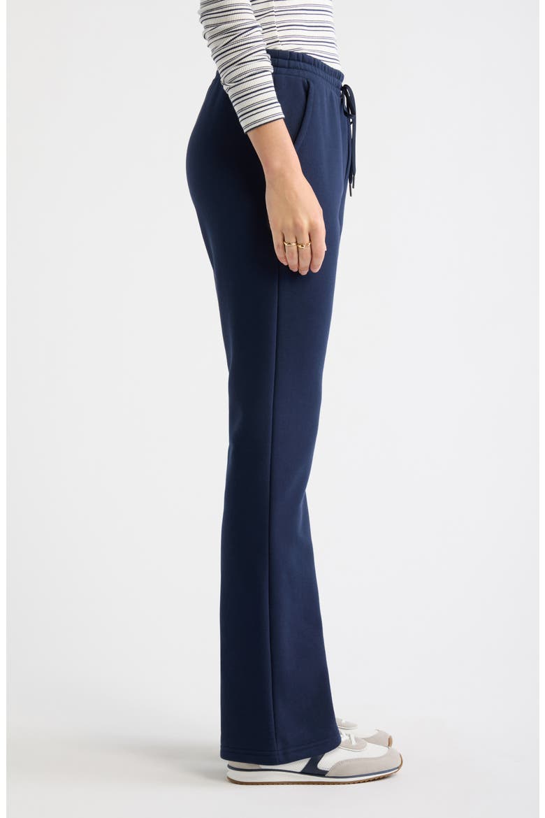 Flared Leg Pants, Alternate, color, NAVY STILL