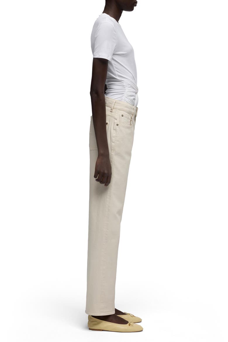 Calie Mid Rise Straight Leg Jeans, Alternate, color, MOONDUST