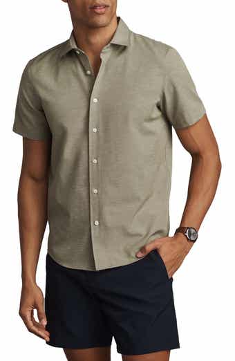 Brezza Performance Short Sleeve Button-Up Shirt