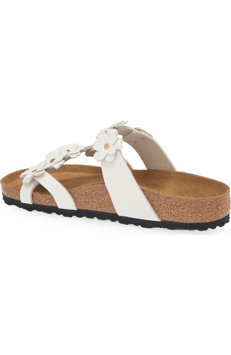 Birkenstock Mayari Flowers Toe Loop Sandal, Alternate, color, White