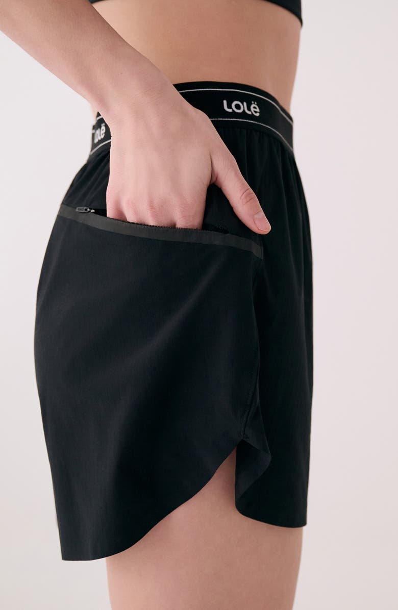Lole Sofia Active Shorts, Alternate, color, Black