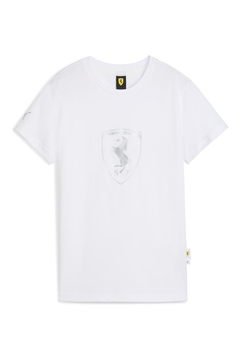 x Ferrari Sportswear Cotton Graphic T-Shirt, Alternate, color, PUMA WHITE
