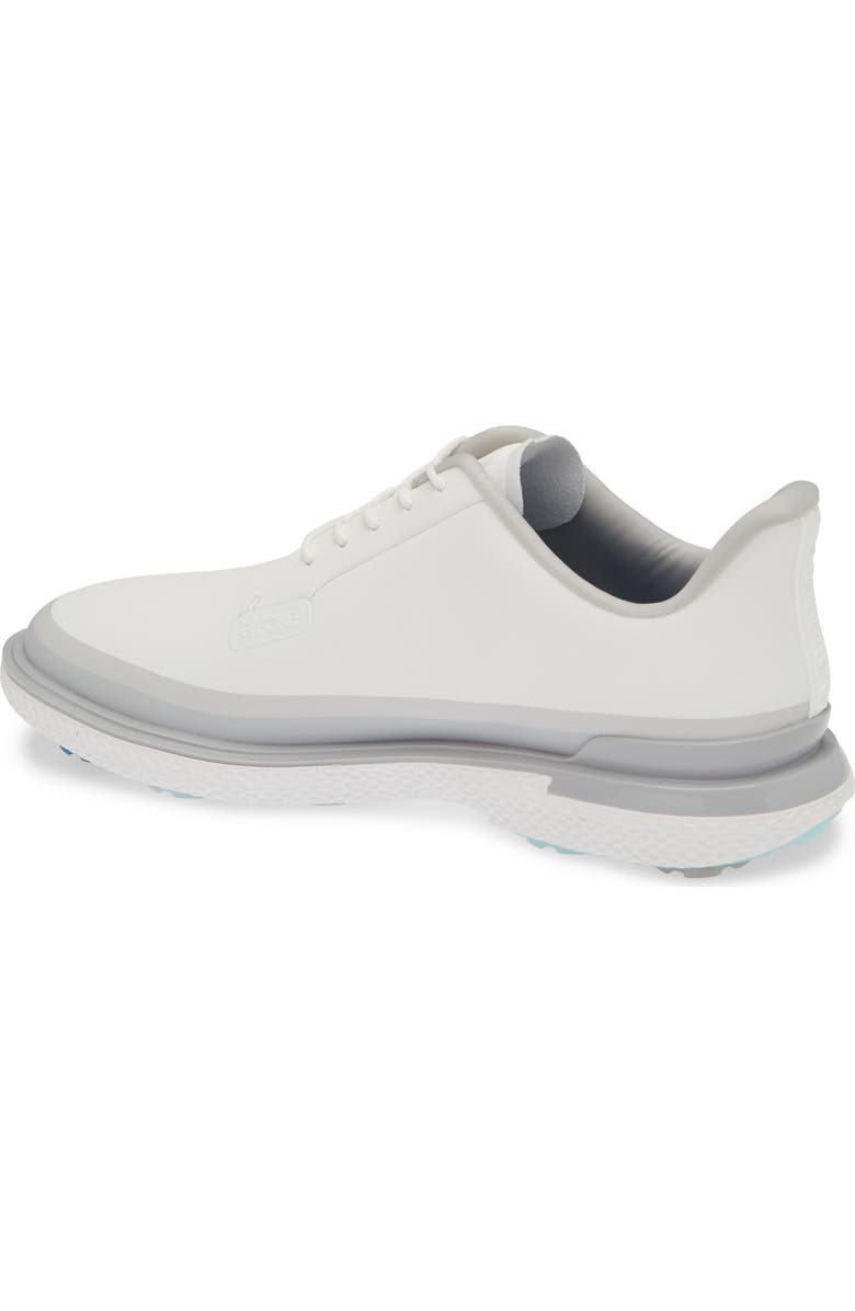 G/FORE Gallivanter Tuxedo Stripe Golf Shoe, Alternate, color, Snow/ Nimbus