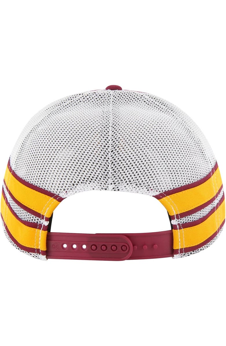 '47 Men's '47 Maroon Minnesota Golden Gophers Straight Eight Adjustable Trucker Hat, Alternate, color, 