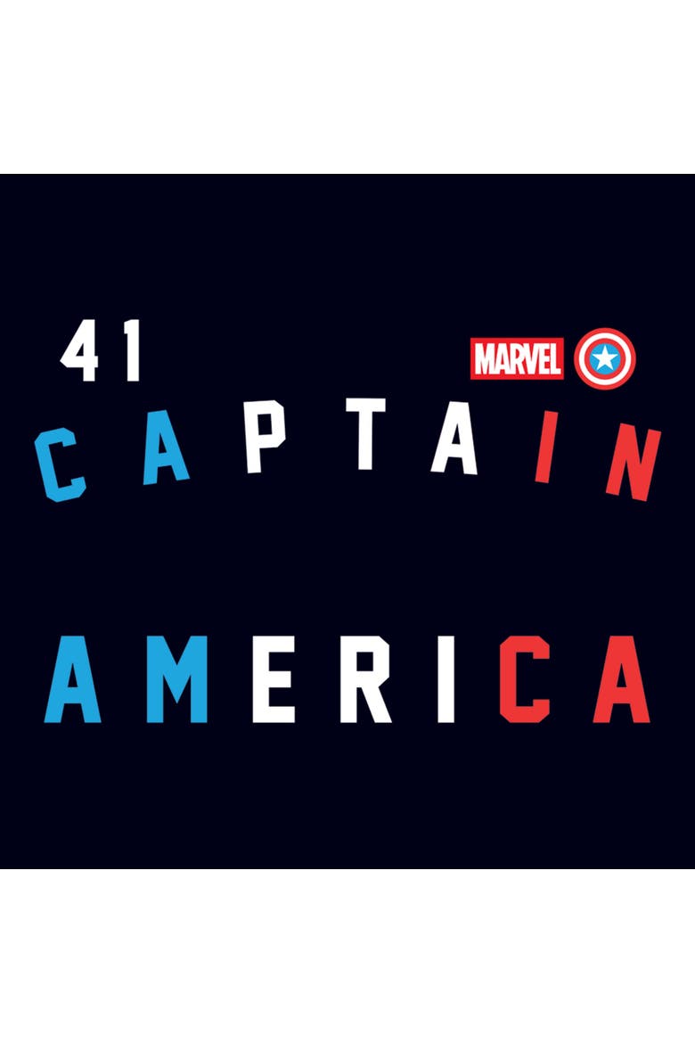 Women's Marvel Forty One Captain  Graphic T-Shirt, Alternate, color, Navy Blue