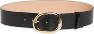 Carolina Herrera Sculptural Leather Belt
