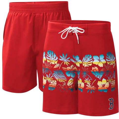 Men's G-III Sports by Carl Banks  Red Boston Red Sox Breeze Volley Swim Shorts