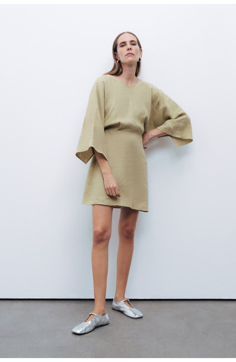 Nocturne Beaded Back Detailed Mini Dress, Alternate, color, 