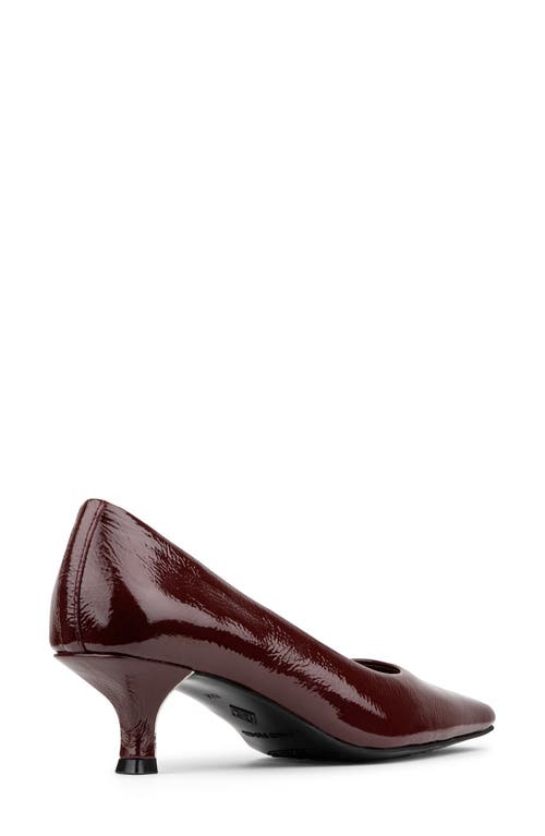 Donald Pliner Kimbra Square Toe Pump In Burgundy