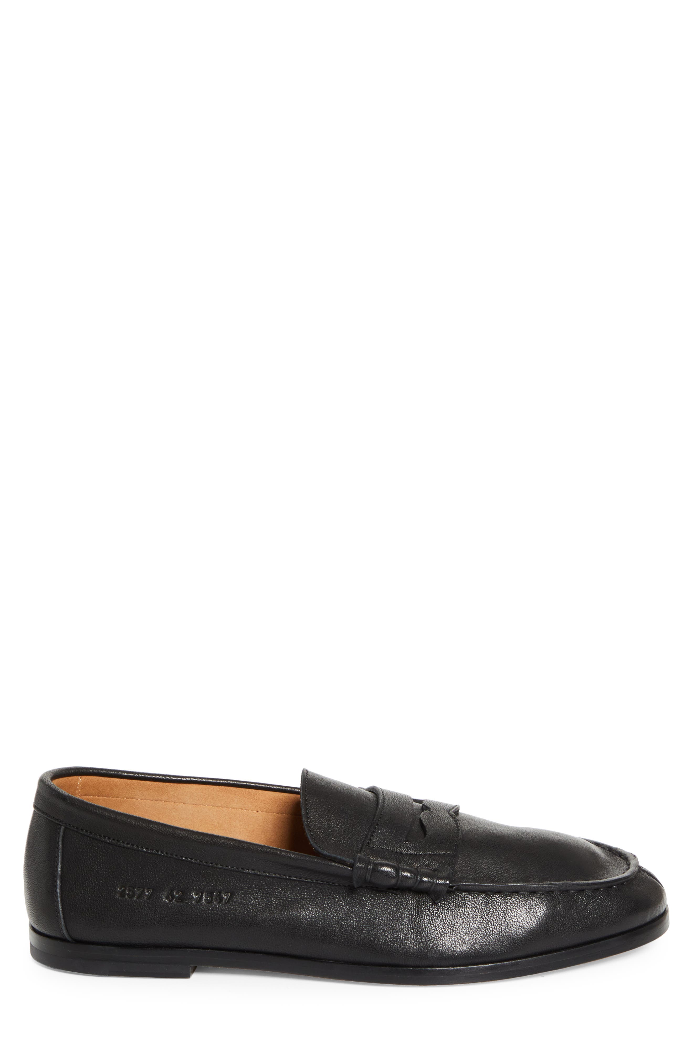 Common Projects Soft Penny Loafer, Alternate, color, Black