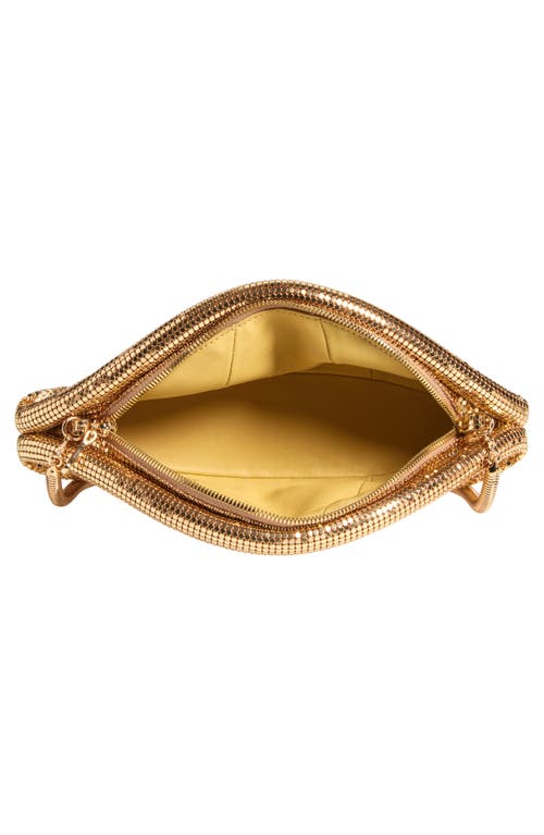 Rabanne Chain Mail Clutch In Gold
