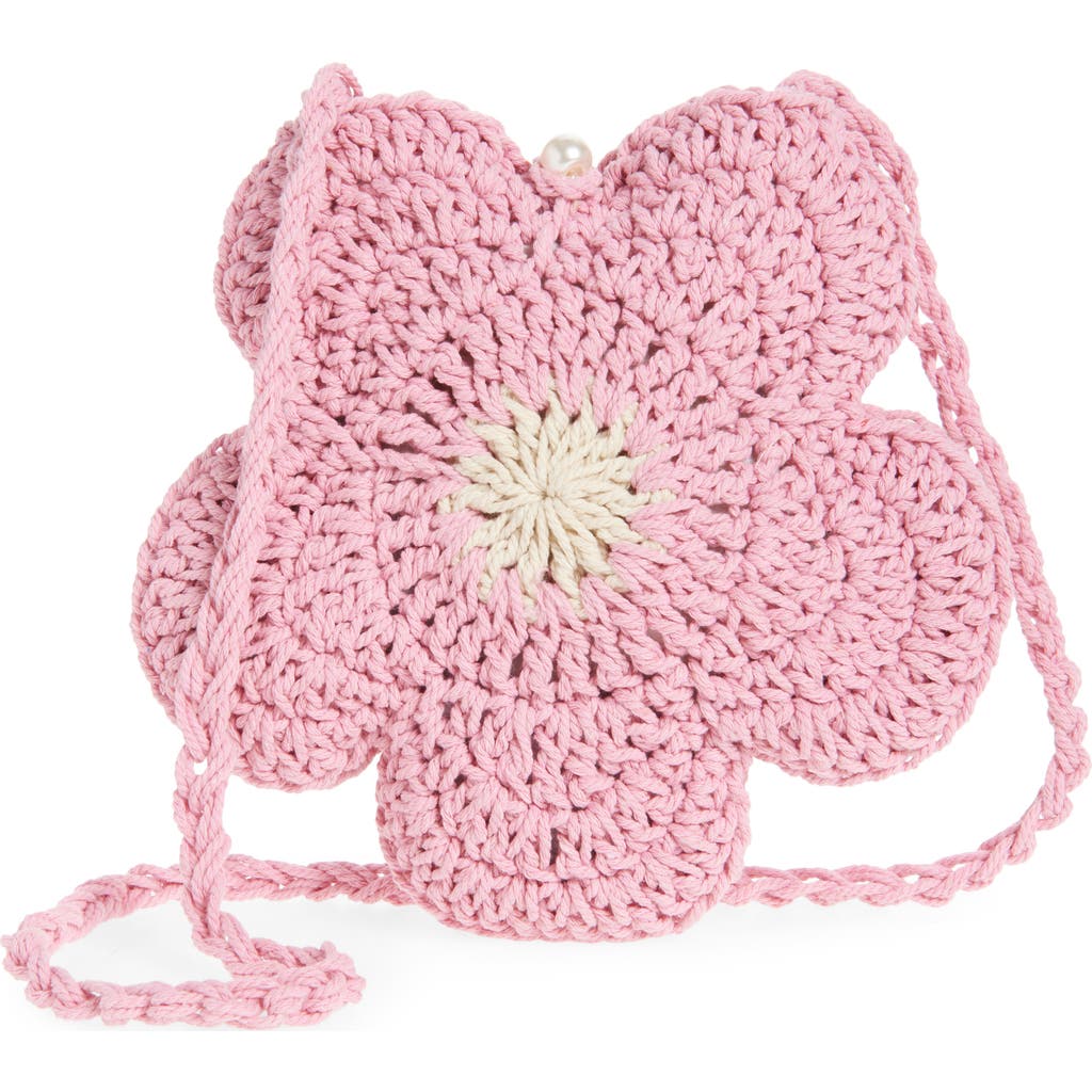 Ruby & Ry Kids' Flower Crossbody Bag in Pink  product